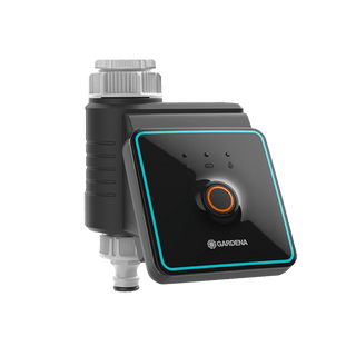Gardena Water Control Bluetooth timer with a square dial face