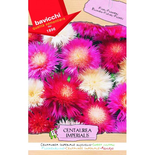 Cornflower Seed, Imperial Mix Sweet Sultan