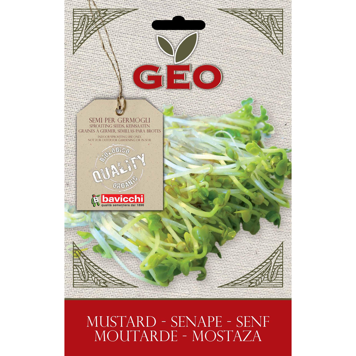 Mustard Seed For Sprouts ORGANIC